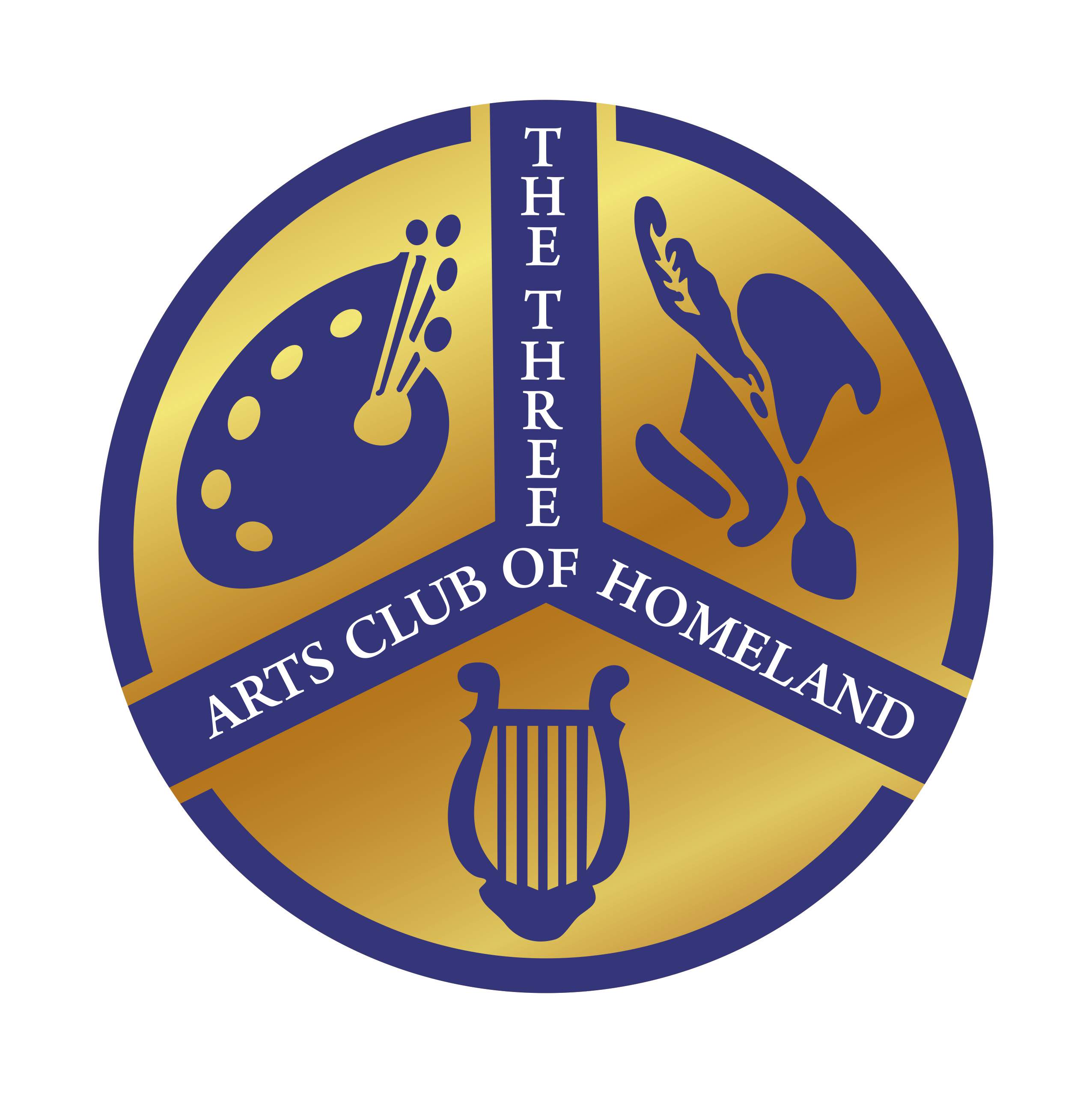 The Three Arts Club of Homeland Logo
